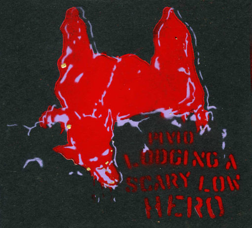 Lodging a Scary Low Heroes - nero cover rosso e viola