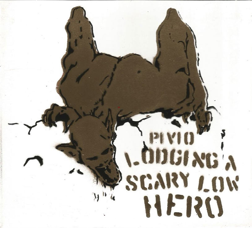 Lodging a Scary Low Heroes - bianco cover oro e nero
