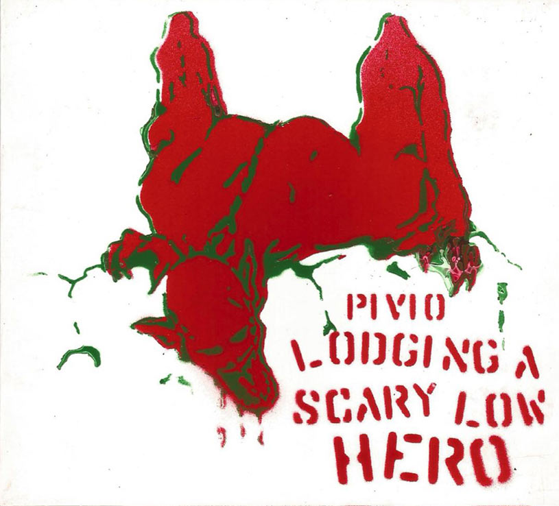 Lodging a Scary Low Heroes -bianco cover rosso e verde